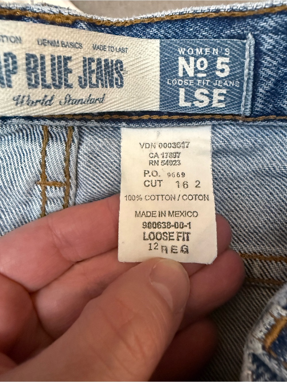 GAP High-Rise Women's Blue Denim Jeans - Picture 10 of 10